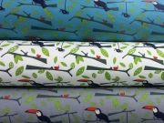 French Terry Tukan, mittelgrau