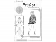 Schnittmuster M�dchen Hoodie Fresita Farbenmix