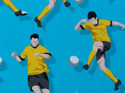 Jersey Fu�ball Kick it Hilco, t�rkis