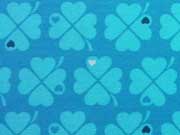 Jersey Kleebl�tter by Graziela, blau