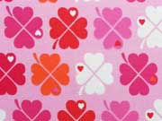 Jersey Kleebl�tter by Graziela, rosa