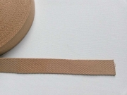 Gurtband Baumwolle 2,5 cm breit, camel 44