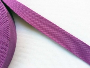 BW Polyester Gurtband 3,8 cm breit, helle Pflaume