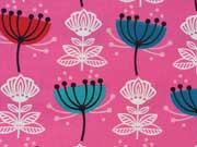 Baumwollstoff Kelchblumen Hamburger Liebe, pink