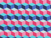 Baumwollstoff Rauten Hamburger Liebe, helles t�rkis