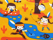 RESTST�CK 28 cm Bio-Jersey Indianerwelt Lillestoff