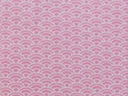 Interlock Nautical Waves Wellen- rosa/weiss