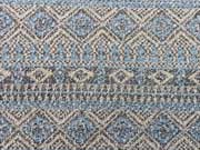 RESTST�CK 76 cm Jacquard Strick Venezuela - hellblau/g�lden