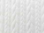 RESTST�CK 37 cm Jacquardjersey Zopfmuster - cremewei�