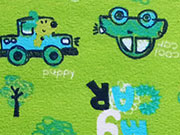 RESTST�CK 47 cm Jersey Brumm Brumm Autos - gr�n