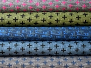 Jersey Crosses, schwarz auf khaki