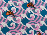 Jersey Fische & Wellen - rosa