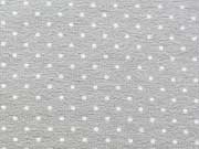 RESTST�CK 82 cm Jersey P�nktchen 2mm, taupe-wei�