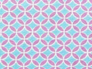 RESTST�CK 86 cm Jersey Kringel altrosa eisblau