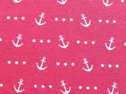 RESTST�CK 73 cm Jersey Seaside Anchor Star Hilco, rot