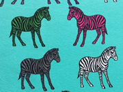 Jersey Zebra-hellt�rkis/bunt