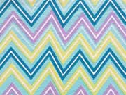 RESTST�CK 78 cm Jersey Zickzack mint flieder