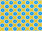 RESTST�CK 71 cm Jersey Mini Sonnenblumen gelb