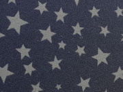 Jersey verschiedene Sterne dunkelgrau auf navy