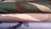 Jersey Army Print Camouflage - blau