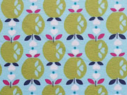 Jersey �pfel Jolijou, hellgr�n auf hellblau