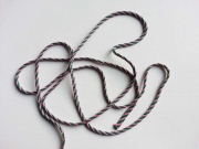 Kordel 5 mm, rosa/grasgr�n