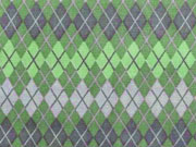 Lovely Grey - Rautenmuster limette/gr�n af grau