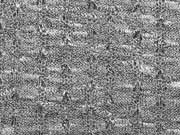 Luftiger Strickstoff mit kleinem Zopfmuster, grau