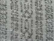 Leichter Strickstoff mit Zopfmuster, grau mint