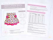 Lillesol No.17 Zwei-Lagen-Rock Schnittmuster