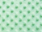 Minky Fleece Punkte-mintgr�n
