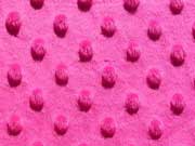 Minky Fleece Punkte - pink