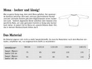 Mona Raglansweater Schnittmuster