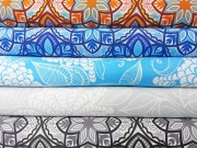 Robert Kaufman Mystic Canvas, Azure himmelblau