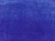 Nicky Velour uni - royalblau