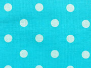 RESTST�CK 81 cm Punkte 0,8 cm - aqua wei�