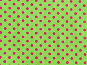 Punkte 2mm, pink auf hellgr�n