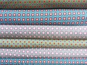 RESTST�CK 95 cm Jersey R�dchen Rauten mint orange