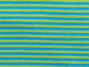 Ringeljersey 3 mm-t�rkis/limette