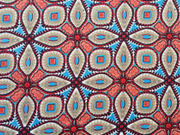 Royal Micro Satin opulente Windr�der -t�rkis/beige