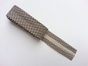 2 m Schr�gband Pepita, braun/weiss