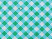 Spark of Happiness Karo/Bl�mchen, gr�n/t�rkis