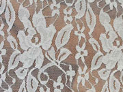 Spitze Lace Fiona Blumen, cremeweiss