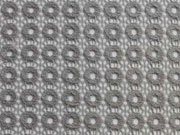 Spitze mit Kreisen - taupe