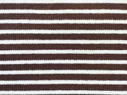 Ringelb�ndchen, Feinripp - braun/weiss