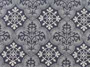 RESTST�CK 36 cm Stretchjeans graphische Ornamente-dunkelblau