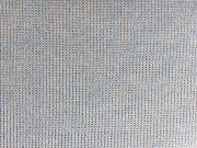 RESTST�CK 71 cm Doubleface Strick - hellblau melange creme