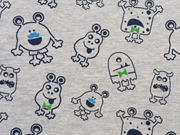 RESTST�CK 31 cm Sweat Magic Monsters - grau melange/dunkelblau