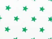 Sweat Sterne 1 cm, gr�n auf weiss